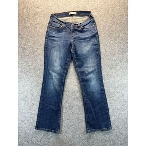 Levis Jeans Women's 10 M 529 Curvy Bootcut Dark Blue Denim Pants Mid Rise‎